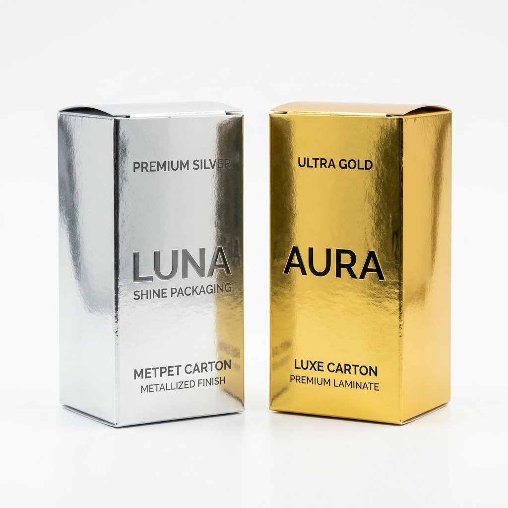 Laminated Foil METPET Box Packaging